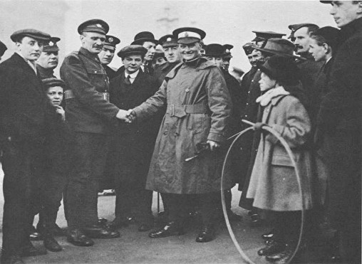 Robert H. Hanna VC Handshake